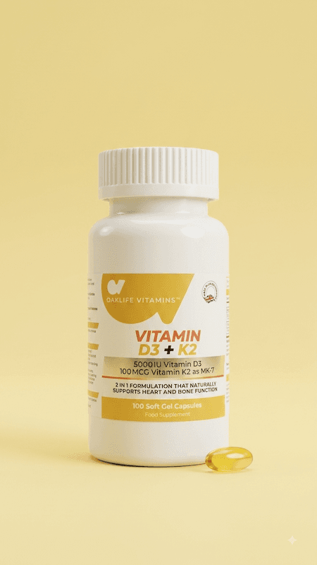 Oaklife Vitamin D3 + K2