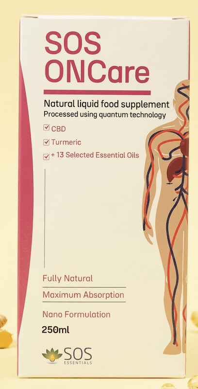 SOS ONCare natural liquid food supplements