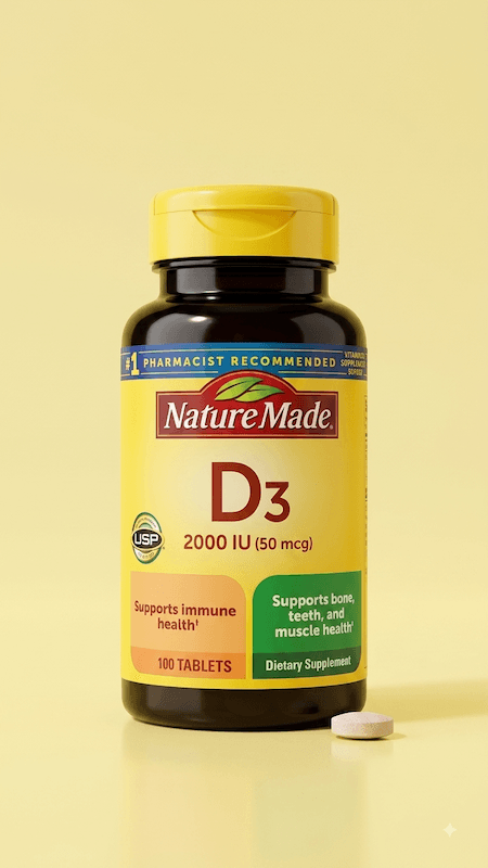 NatureMade D3 2000IU (50mcg)