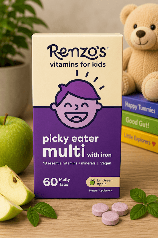 Renzo's vitamins for kids ( Picky eater multi with iron)